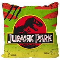 Cojin cuadrado logo coche jurassic park-3MR Cojin cuadrado logo coche jurassic park