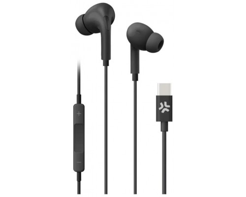 Celly Auriculares cable Usb-C Negro