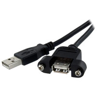 Cable usb 2.0 startech 0.30m macho - hembra