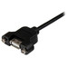 Cable usb 2.0 startech 0.30m macho - hembra