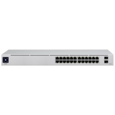 SWITCH GESTIONABLE UBIQUITI USW-24 UNIFI 24Px GIGABIT + 2xSFP 1GB, LAYER 2 GEN2