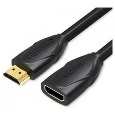 CABLE HDMI V2.0 4K M-H TRENZADO 1.5 M NEGRO VENTION