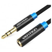 CABLE AUDIO ESTEREO JACK 3.5/M JACK 3.5/H 2 M NEGRO VENTION