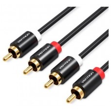 CABLE AUDIO ESTEREO 2xRCA/M 2xRCA/M 2 M NEGRO VENTION