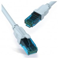 CABLE DE RED LATIGUILLO RJ45 CAT.5E UTP AWG26 0.75 M AZUL VENTION