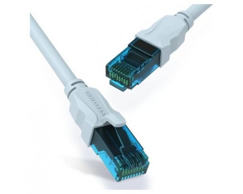 CABLE DE RED LATIGUILLO RJ45 CAT.5E UTP AWG26 0.75 M AZUL VENTION