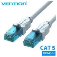 CABLE DE RED LATIGUILLO RJ45 CAT.5E UTP AWG26 15 M AZUL VENTION