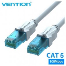 CABLE DE RED LATIGUILLO RJ45 CAT.5E UTP AWG26 20 M AZUL VENTION