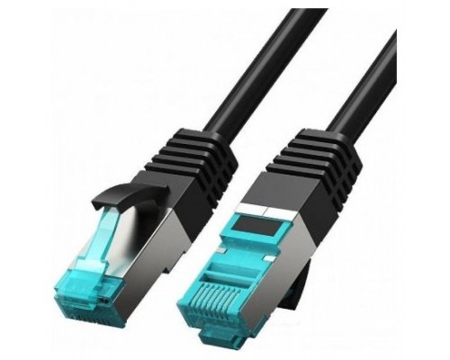 CABLE DE RED LATIGUILLO RJ45 CAT.5E FTP AWG26 2 M NEGRO/AZUL VENTION