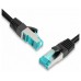 CABLE DE RED LATIGUILLO RJ45 CAT.5E FTP AWG26 2 M NEGRO/AZUL VENTION