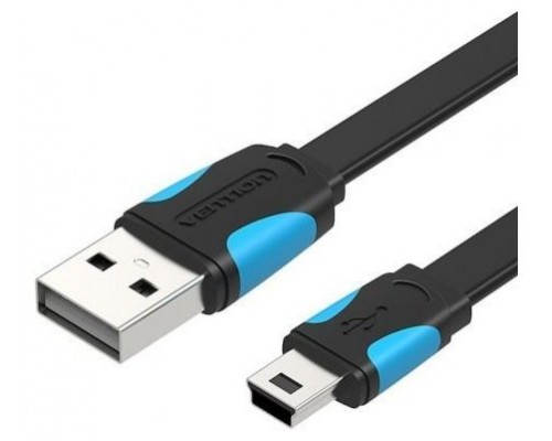 CABLE USB 2.0 MINI USB/M A USB/M 0.50 M NEGRO VENTION