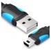 CABLE USB 2.0 MINI USB/M A USB/M 0.50 M NEGRO VENTION