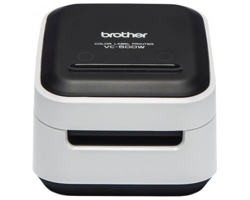 BROTHER IMPRESORA ETIQUETAS VC-500W BLANCO/NEGRO