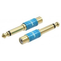 ADAPTADOR AUDIO RCA/H A JACK 6.5/M AZUL VENTION