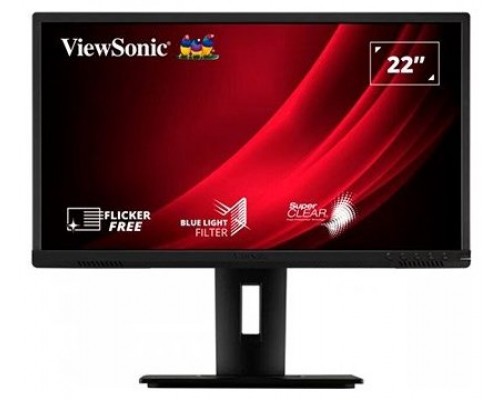 MONITOR VIEWSONIC 21.5" FHD 5MS VGA HDMI DDP USB SPEAKERS ERGONOMICO