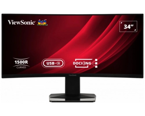 MONITOR VIEWSONIC 34" QHD CURVO HDMI DP 65W USB-C USB RJ45 MULTI AJUS.ALTURA