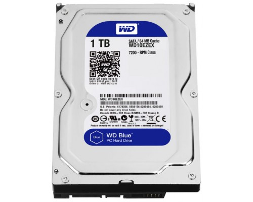 Western Digital WD10EZEX 1TB SATA3 64MB Blue 7200r