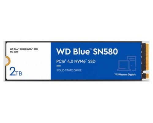 2 TB SSD SERIE M.2 2280 PCIe BLUE NVME SN580 WD