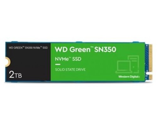 WD Green SN350 WDS200T3G0C SSD 2TB PCIe NVMe 3.0