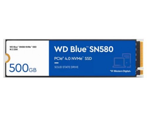 500 GB SSD SERIE M.2 2280 PCIe BLUE NVME SN580 WD