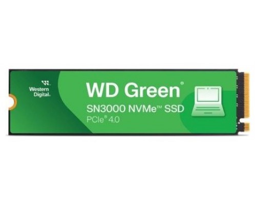 WD Green SN3000 SSD 500GB PCIe Gen4  NVMe