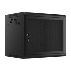 ARMARIO LANBERG 9U 600X450 CON PUERTA PERFORADA RACK 19 H-60 KG NEGRO FLAT PACK-DI16 ARMARIO LANBERG 9U 600X450 CON PUERTA PERFORADA RACK 19 H-60 KG NEGRO FLAT PACK