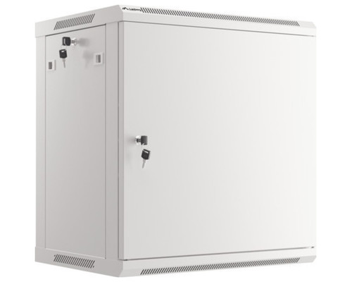 ARMARIO RACK 19" MURAL 12U/600X450 PARA AUTOMONTAJE CON PUERTA METALICA GRIS
