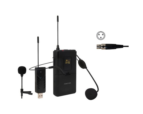Microfono inalambrico fonestar wi - mic petaca uhf-MR10 Microfono inalambrico fonestar wi - mic petaca uhf