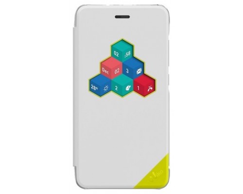 FUNDA FOLIO WICUBE WHITE LENNY3 WIKO