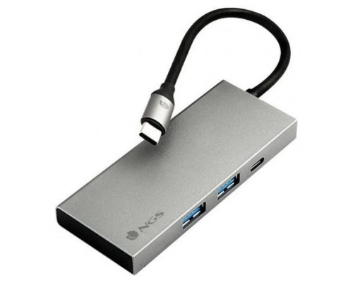 NGS Adaptador Multipuerto USB C Ultraligero 3.0 PD