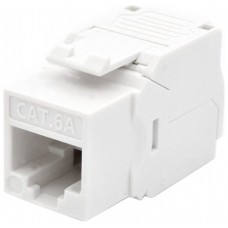 PRESA KEYSTONE WP CAT.6A UTP, TOOLLESS, COLOR BLANCO