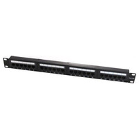 PATCH PANEL WP CAT6 UTP 24 NEGRO-6DI PATCH PANEL WP CAT6 UTP 24 NEGRO