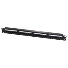 PATCH PANEL WP CAT6 UTP 24 NEGRO-DI6 PATCH PANEL WP CAT6 UTP 24 NEGRO