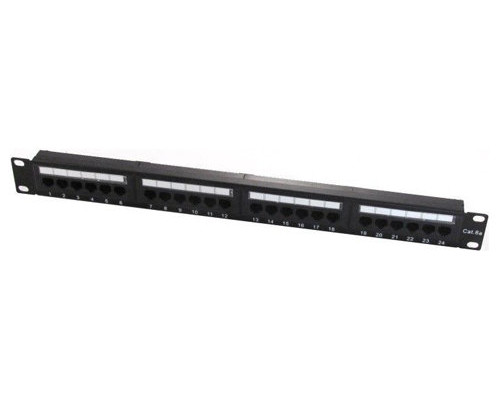 PATCH PANEL WP CAT6 UTP 24 NEGRO-DI6 PATCH PANEL WP CAT6 UTP 24 NEGRO