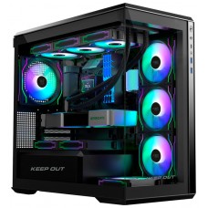 CAJA MICROATX XC-905PRO+ ARGB + TYPE-C KEEPOUT