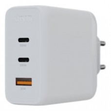 CARGADOR USB DE VIAJE/PARED 100W GAN2 ULTRA WALL 2x TYPE-C/USB 3.0 BLANCO XTORM