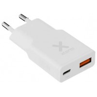CARGADOR USB DE VIAJE/PARED 33W Go2 SLIMLINE TYPE-C/USB BLANCO XTORM