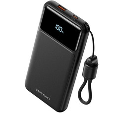 POWER BANK 10000mAh 22.5W + CABLE USB-C NEGRO VENTION-AA9 POWER BANK 10000mAh 22.5W + CABLE USB-C NEGRO VENTION