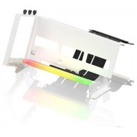 SOPORTE TARJETA GRAFICA VERTICAL PCIe 4.0 RGB BLANCO