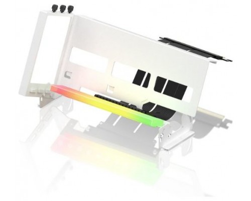 SOPORTE TARJETA GRAFICA VERTICAL PCIe 4.0 RGB BLANCO