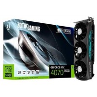 TARJETA GRAFICA ZOTAC RTX 4070 SUPER TRINITY BLACK ED 12GB