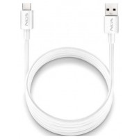 CABLE USB-A A USB-C ZYRO 15W 1 M BLANCO NGS