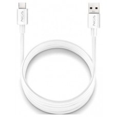 CABLE USB-A A USB-C ZYRO 15W 1 M BLANCO NGS