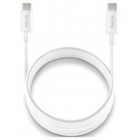 CABLE USB-C A USB-C ZYRO 60W 1 M BLANCO NGS