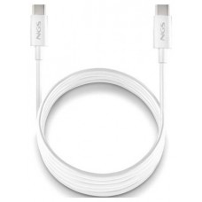 CABLE USB-C A USB-C ZYRO 60W 1 M BLANCO NGS