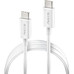 CABLE USB-C A USB-C ZYRO 60W 1 M BLANCO NGS